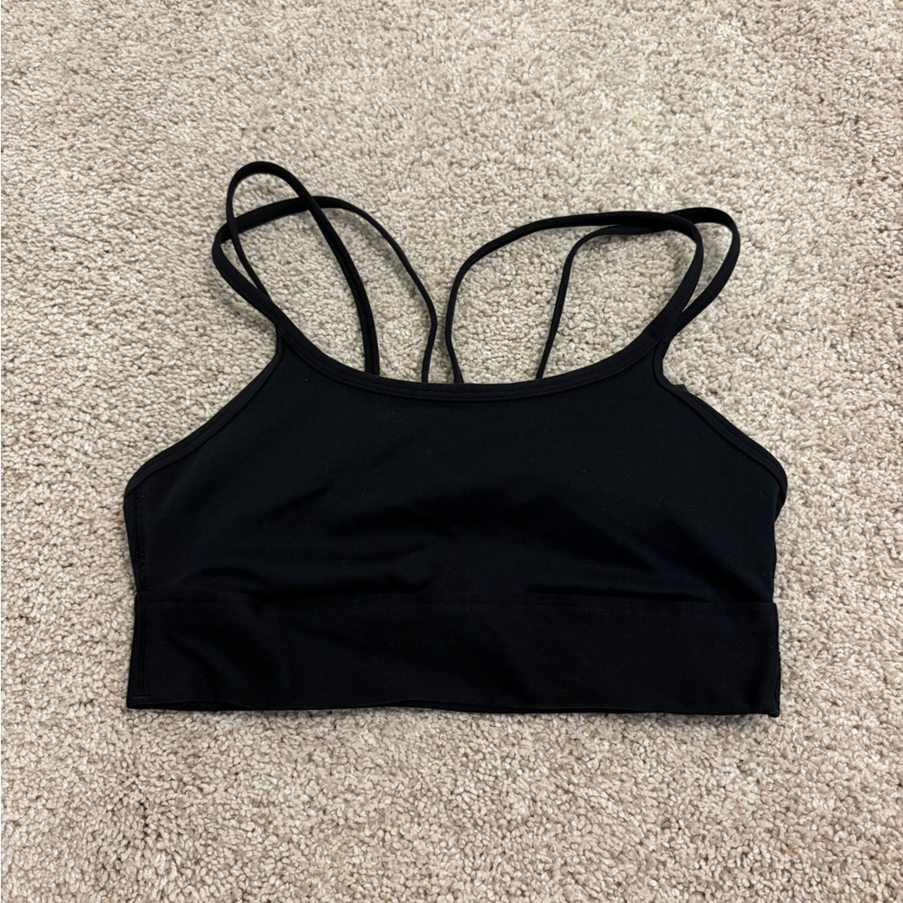 All in Motion Black Sports Bra